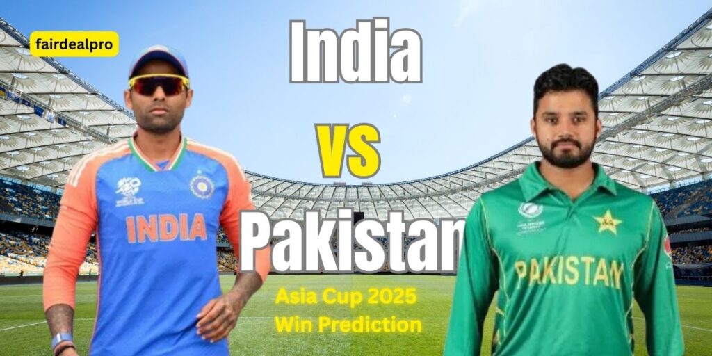 India vs Pakistan Asia Cup 2025 Win Prediction